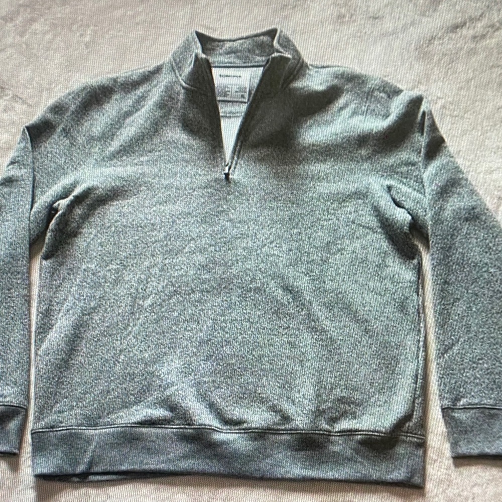 Sonoma Men's Light Gray Zip-Up Sweater